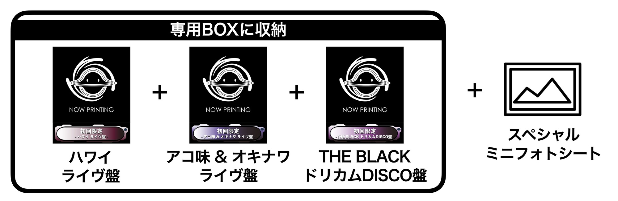 ドリカム 19枚組 9年ぶり19枚目のオリジナルNEWアルバム『THE BLACK ◯ ALBUM』（ザ
