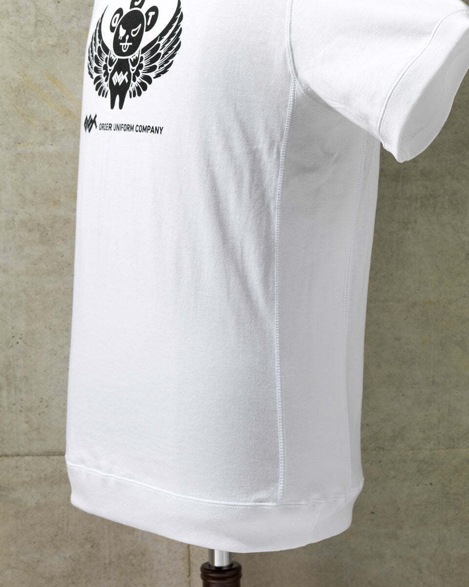MSTサイドリブTシャツ(ホワイト)