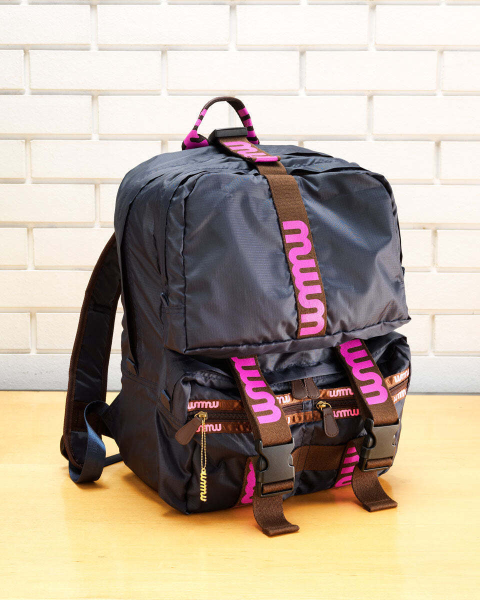 backpack【navy×pink logo】 | wmmw | DCTgarden SHOPPING MALL