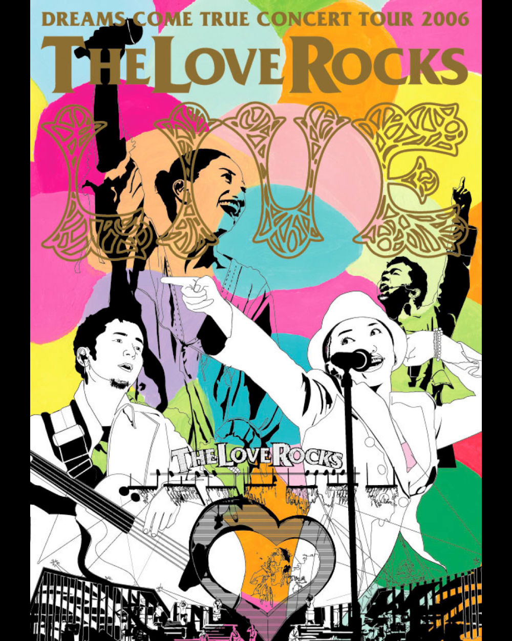 DREAMS COME TRUE【DVD】DREAMS COME TRUE CONCERT TOUR 2006 THE LOVE ROCKS（通常盤）  | DCTrecords STORE | DCTgarden SHOPPING MALL