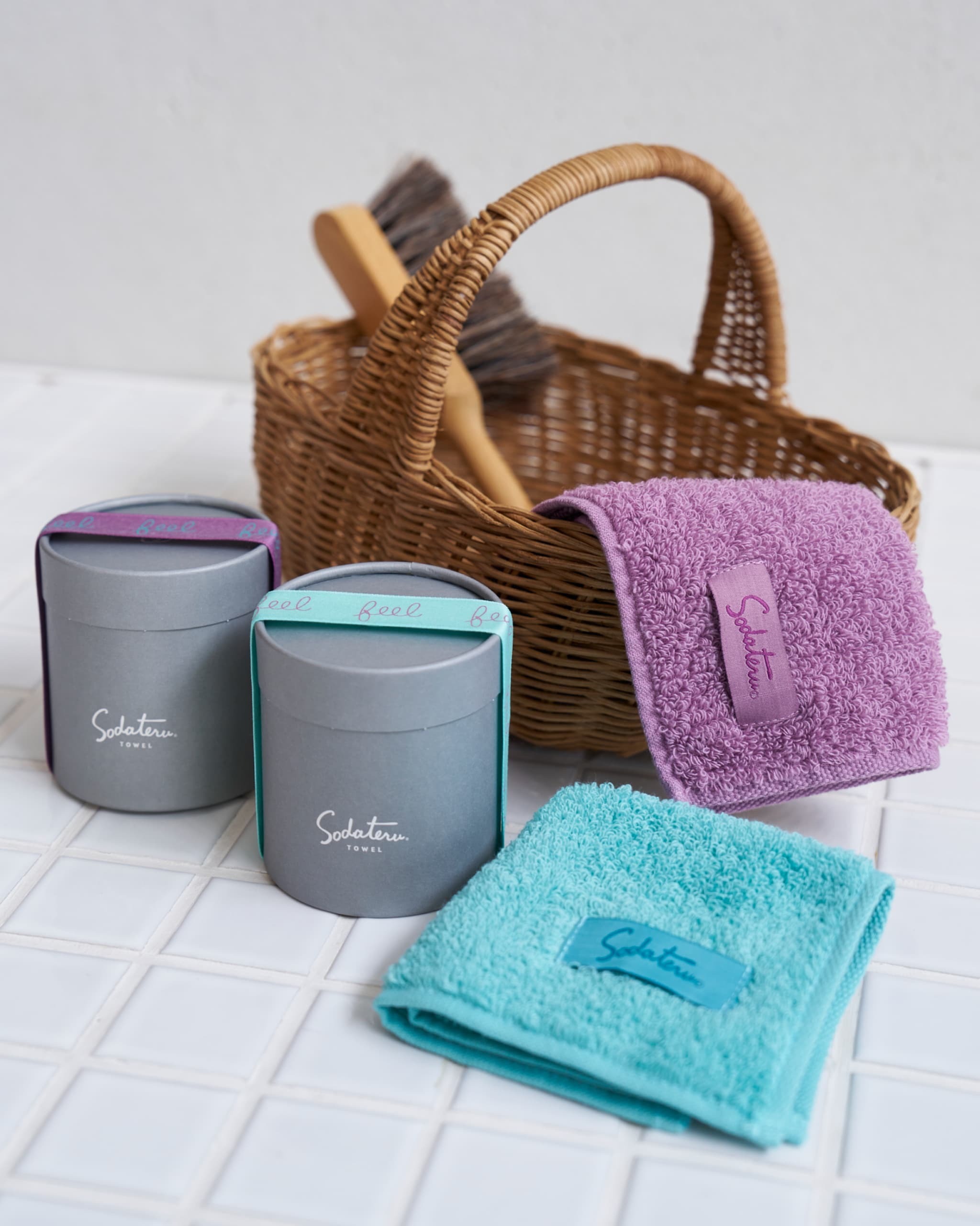 feel プチハンド 限定カラー（cozy ライラック） | 育てるタオル