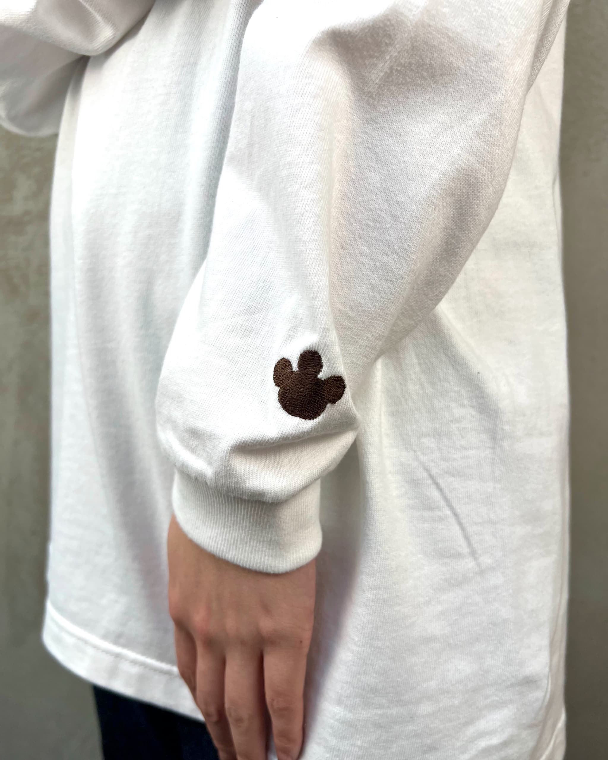ドリクマ&ワルクマ ロングスリーブTシャツ（ホワイト