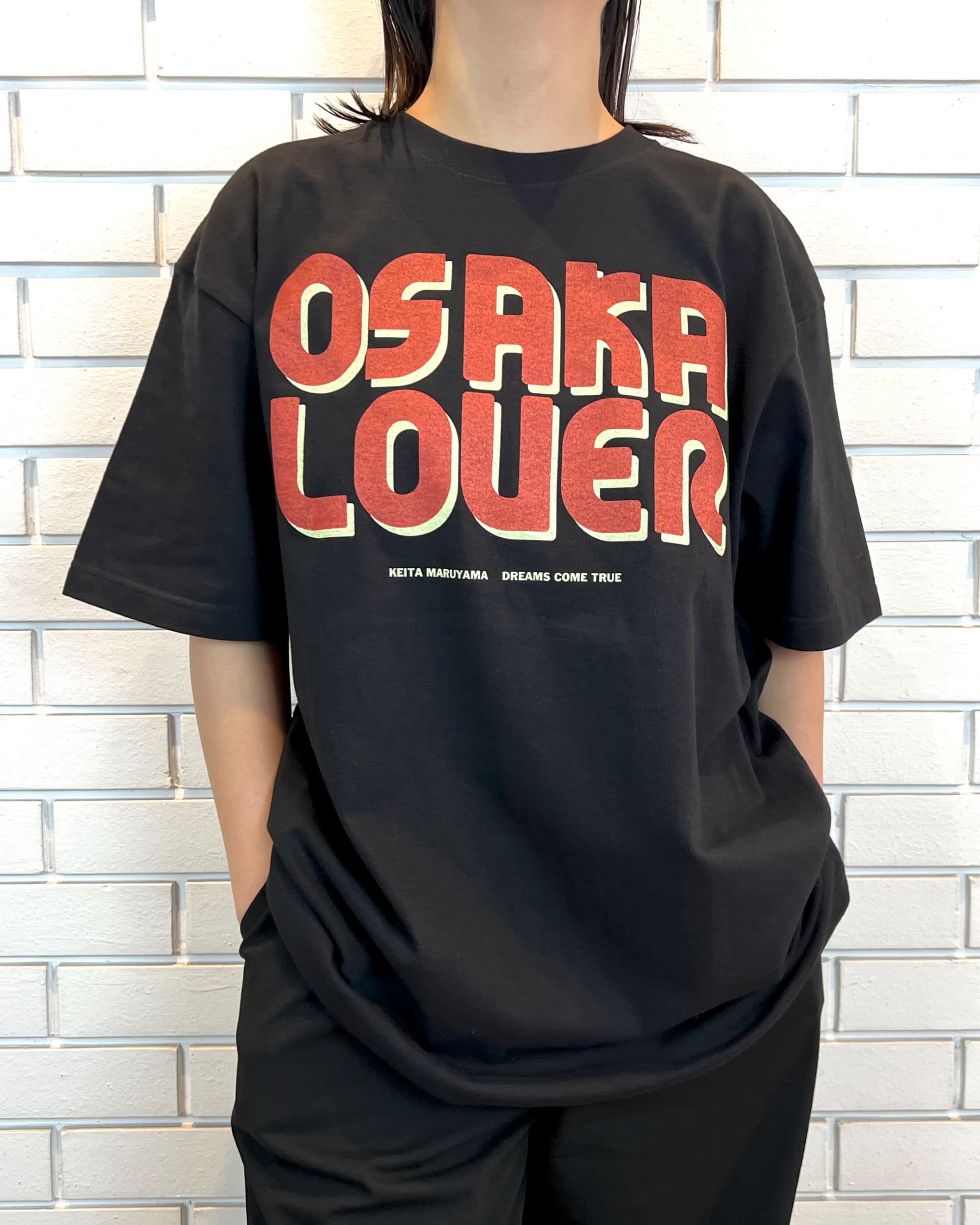 "OSAKA LOVER" Tシャツ(BLACK)