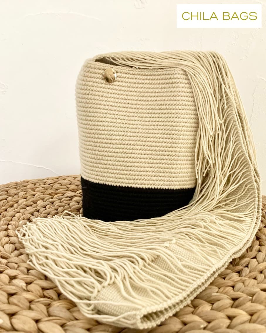 CHILA BAGS（Cali Bag Cream Black）