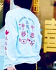ドリクマ&ワルクマ 中華ロングスリーブTシャツ【紅】