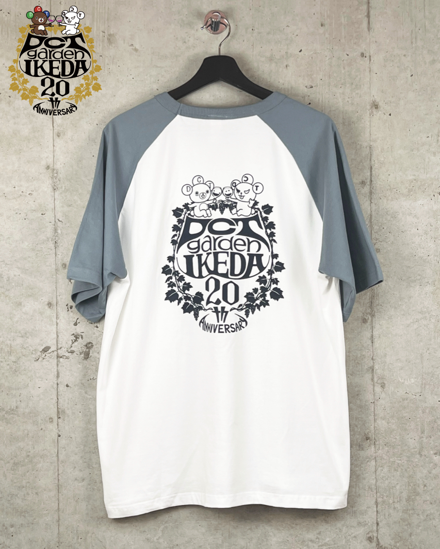 DCTgarden IKEDA 20th Tシャツ(スモーキーブルー)