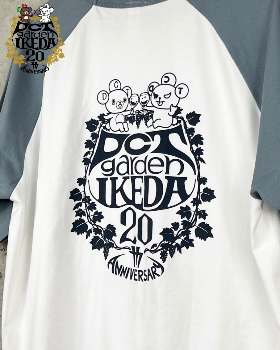 DCTgarden IKEDA 20th Tシャツ(スモーキーブルー)