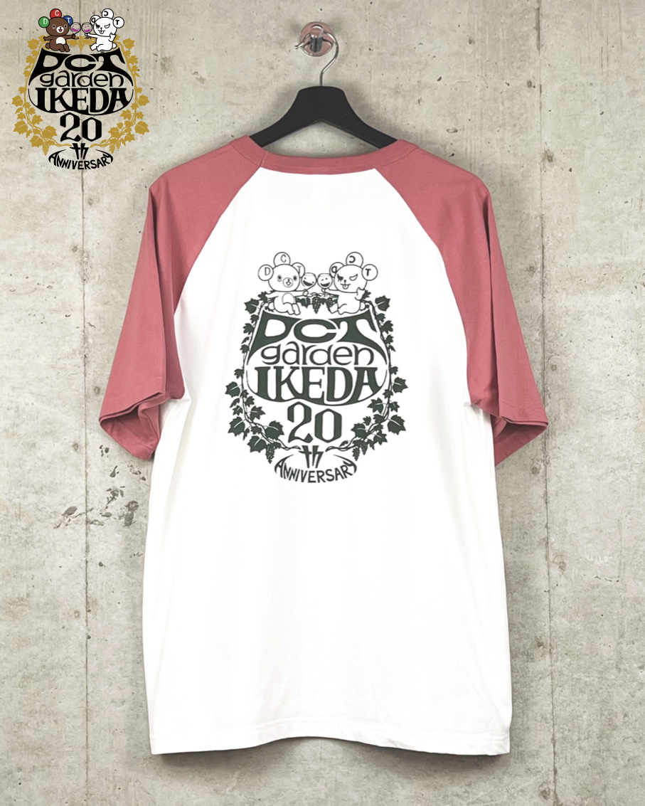 DCTgarden IKEDA 20th Tシャツ(キャンディピンク)
