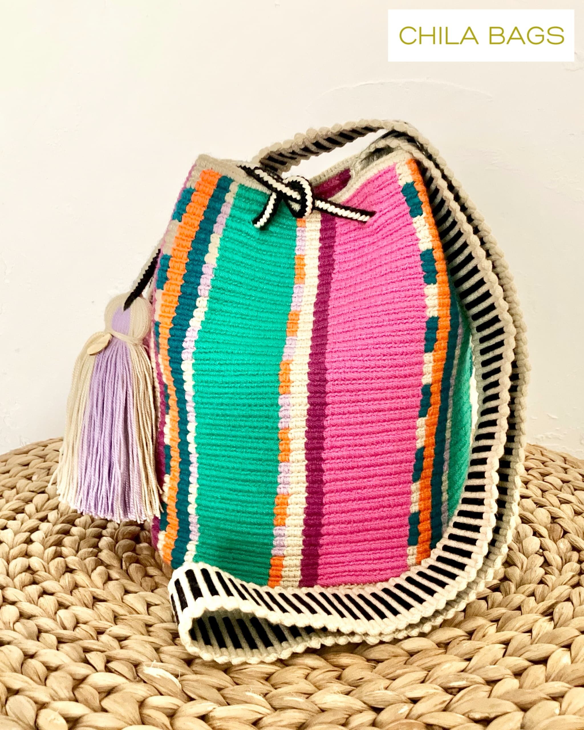 CHILA BAGS（Salpicon Bag Medium Emerald Green） 