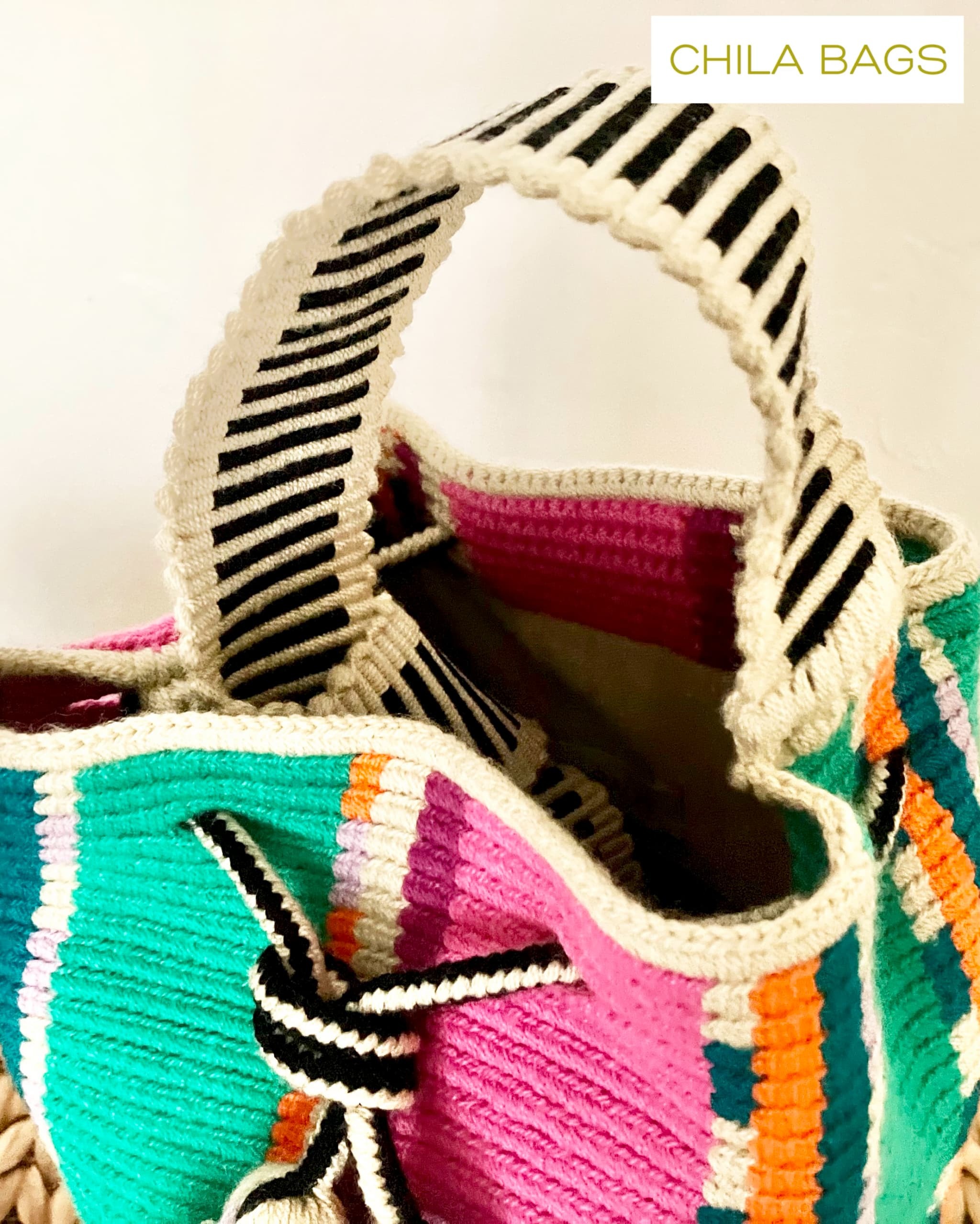 CHILA BAGS（Salpicon Bag Medium Emerald Green） 