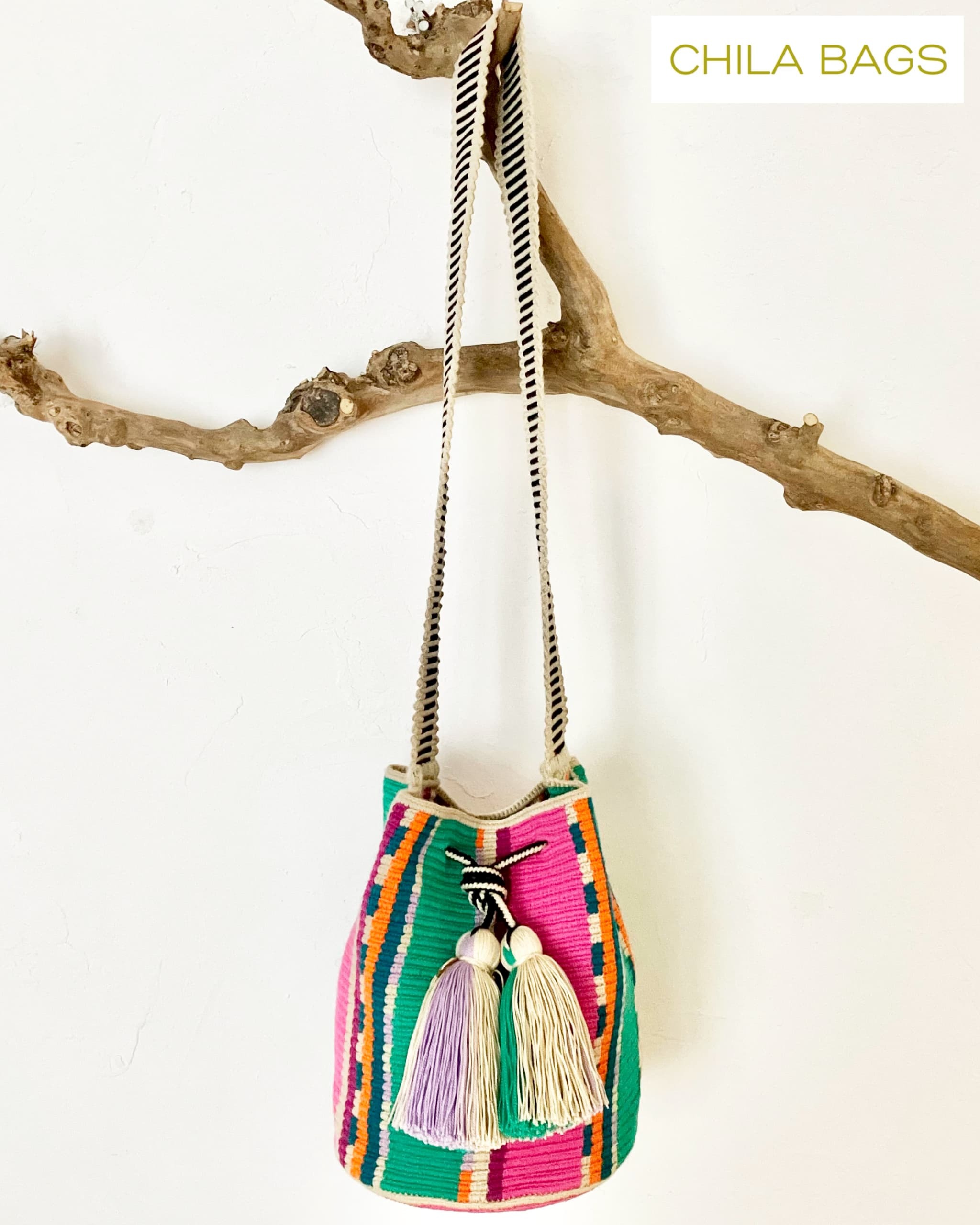 CHILA BAGS（Salpicon Bag Medium Emerald Green） 