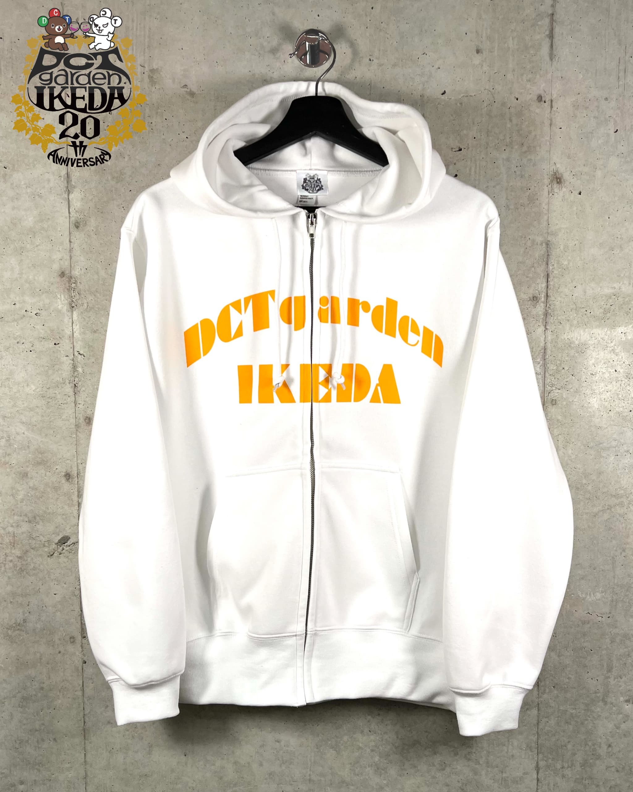 DCTgarden IKEDA 20th ジップアップパーカー