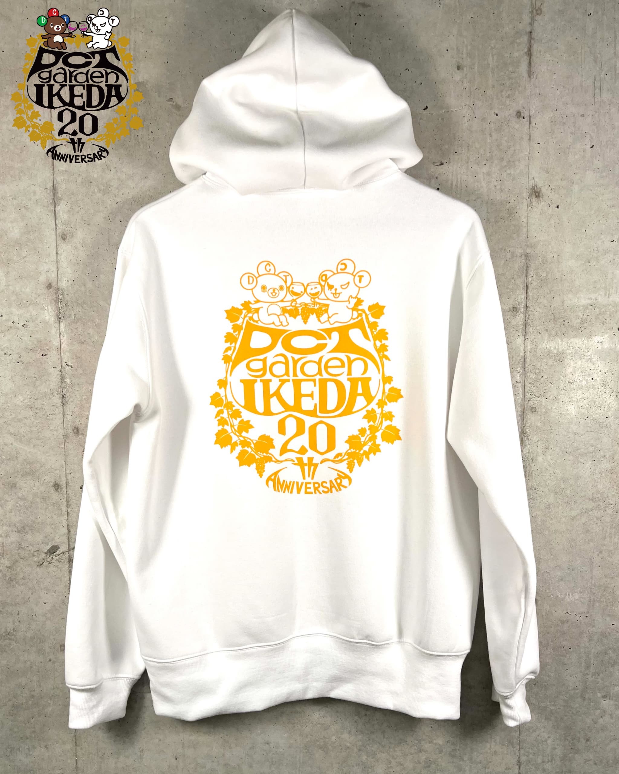 DCTgarden IKEDA 20th ジップアップパーカー