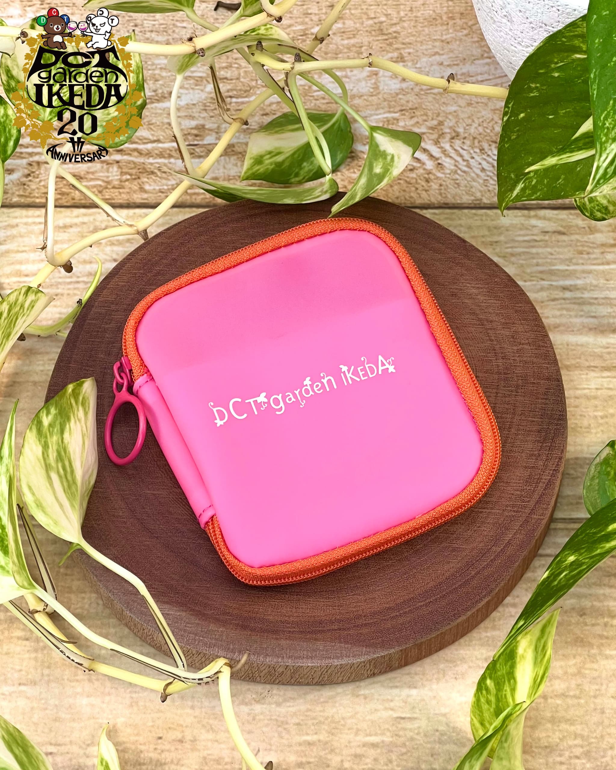 DCTgarden IKEDA 20th クリアポーチ(パープル×ピンク)