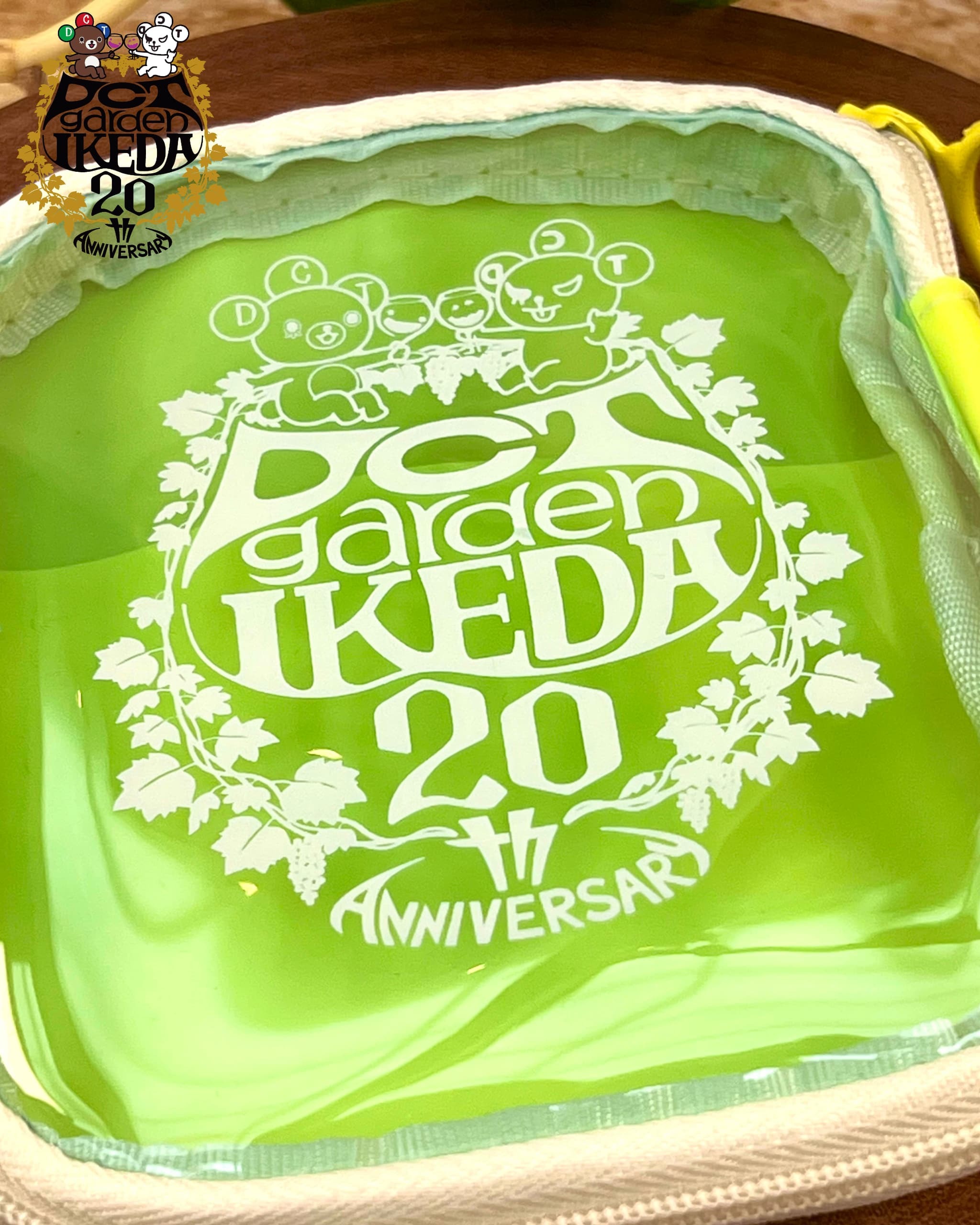 DCTgarden IKEDA 20th クリアポーチ(ブルー×イエロー) | DCTgarden