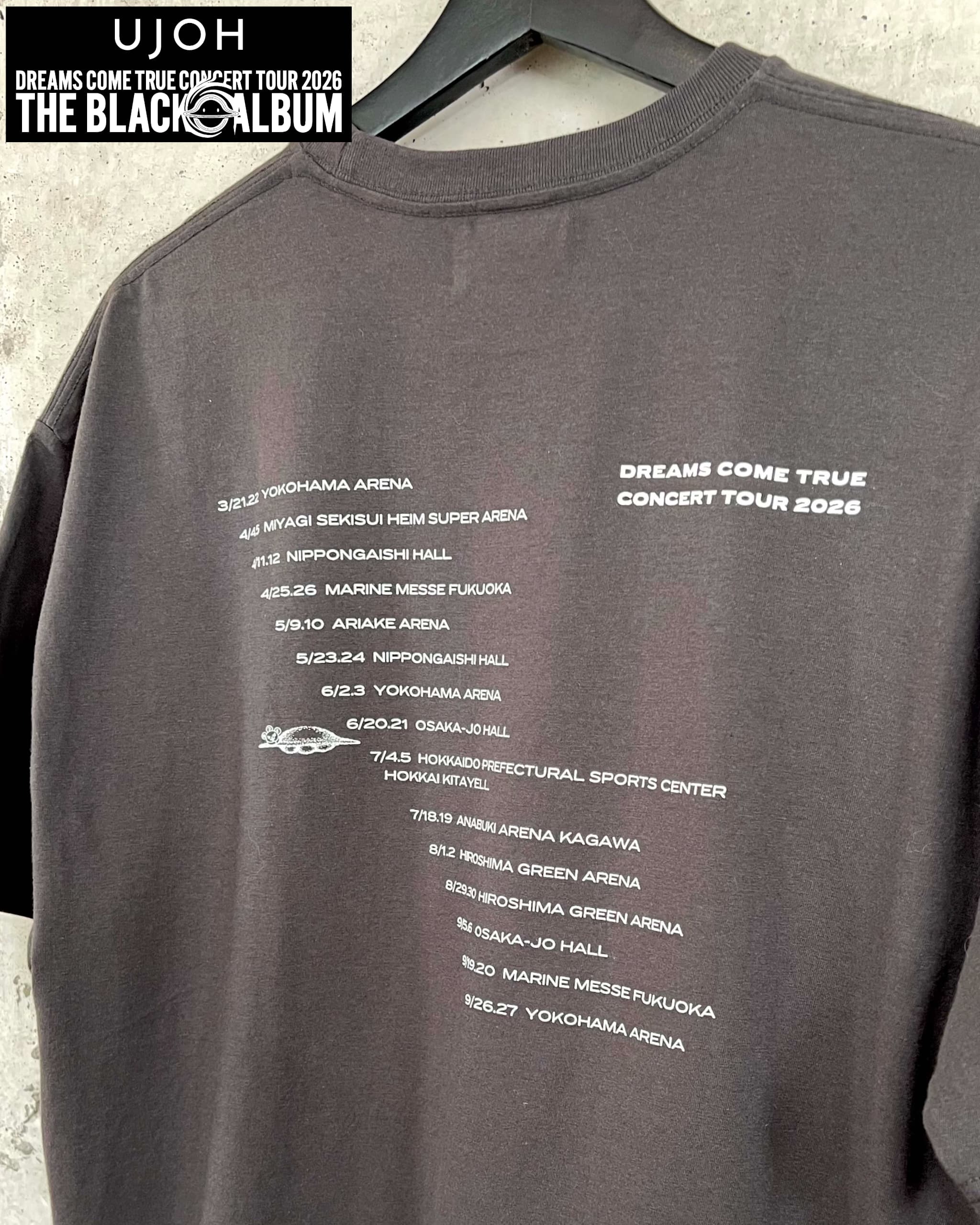 UJOH Collaboration】T-SHIRT Black | TBAツアーグッズ | DCTgarden