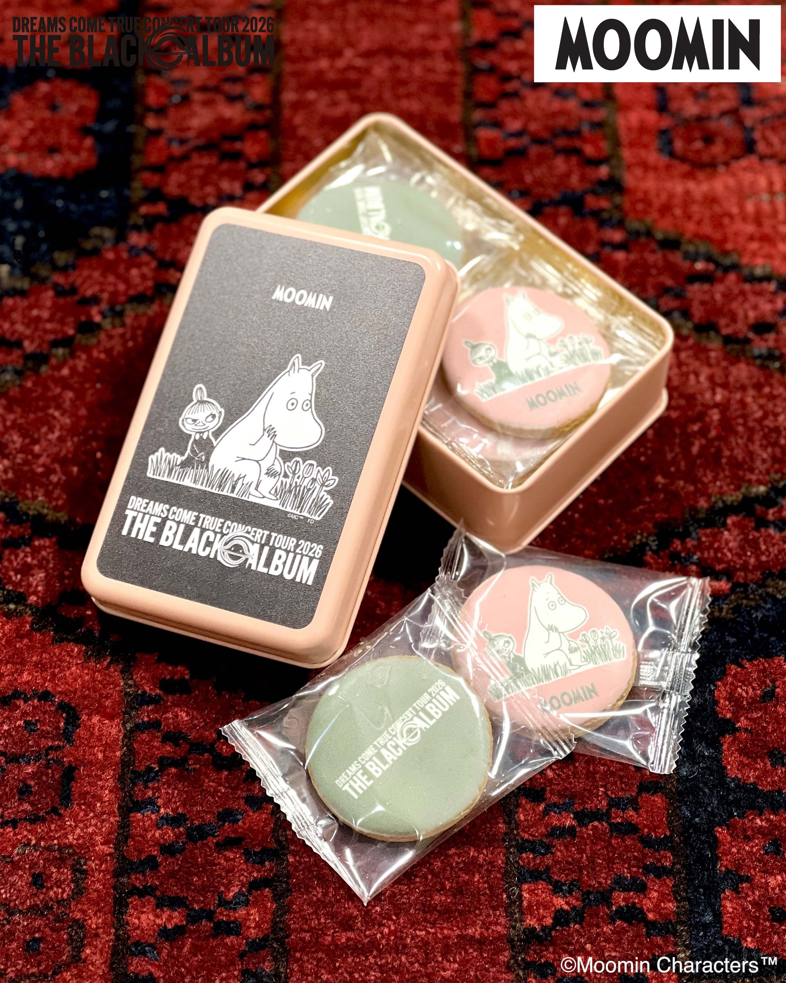 【MOOMIN Special Collaboration】ムーミン＆リトルミイ クッキー缶