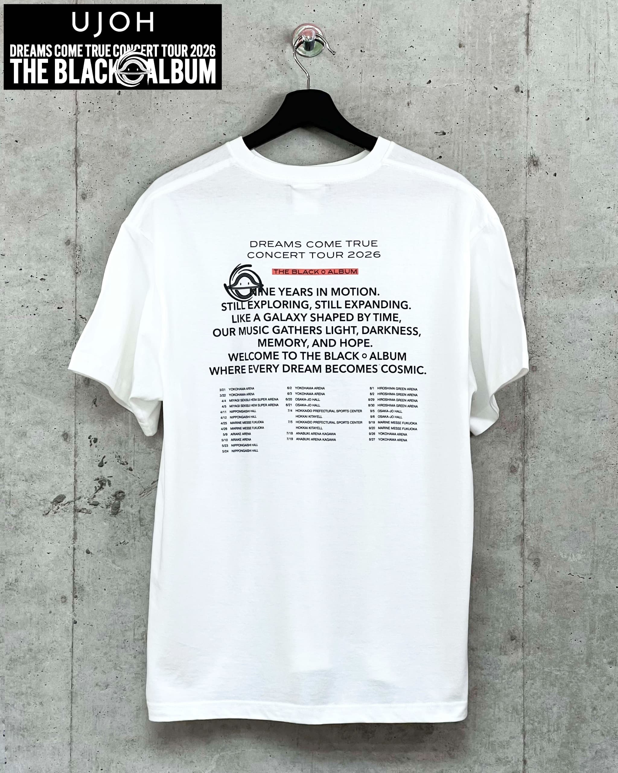 UJOH Collaboration】T-SHIRT White | TBAツアーグッズ | DCTgarden