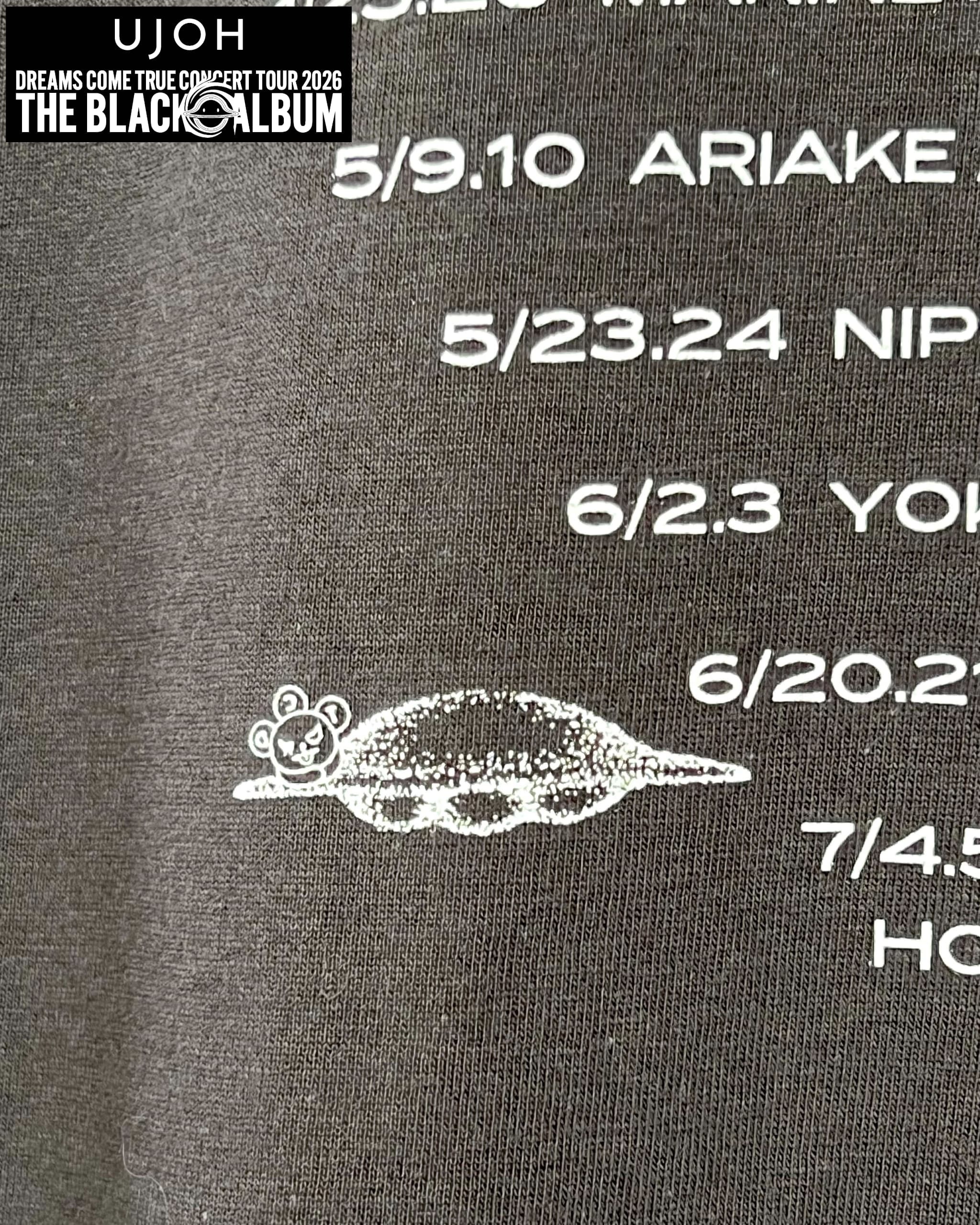 【UJOH Collaboration】T-SHIRT Black