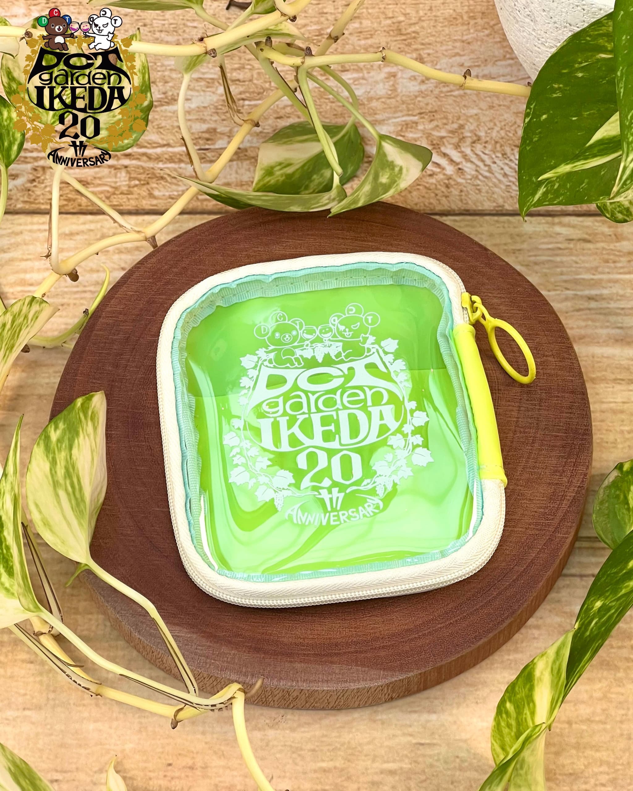 DCTgarden IKEDA 20th クリアポーチ(ブルー×イエロー)