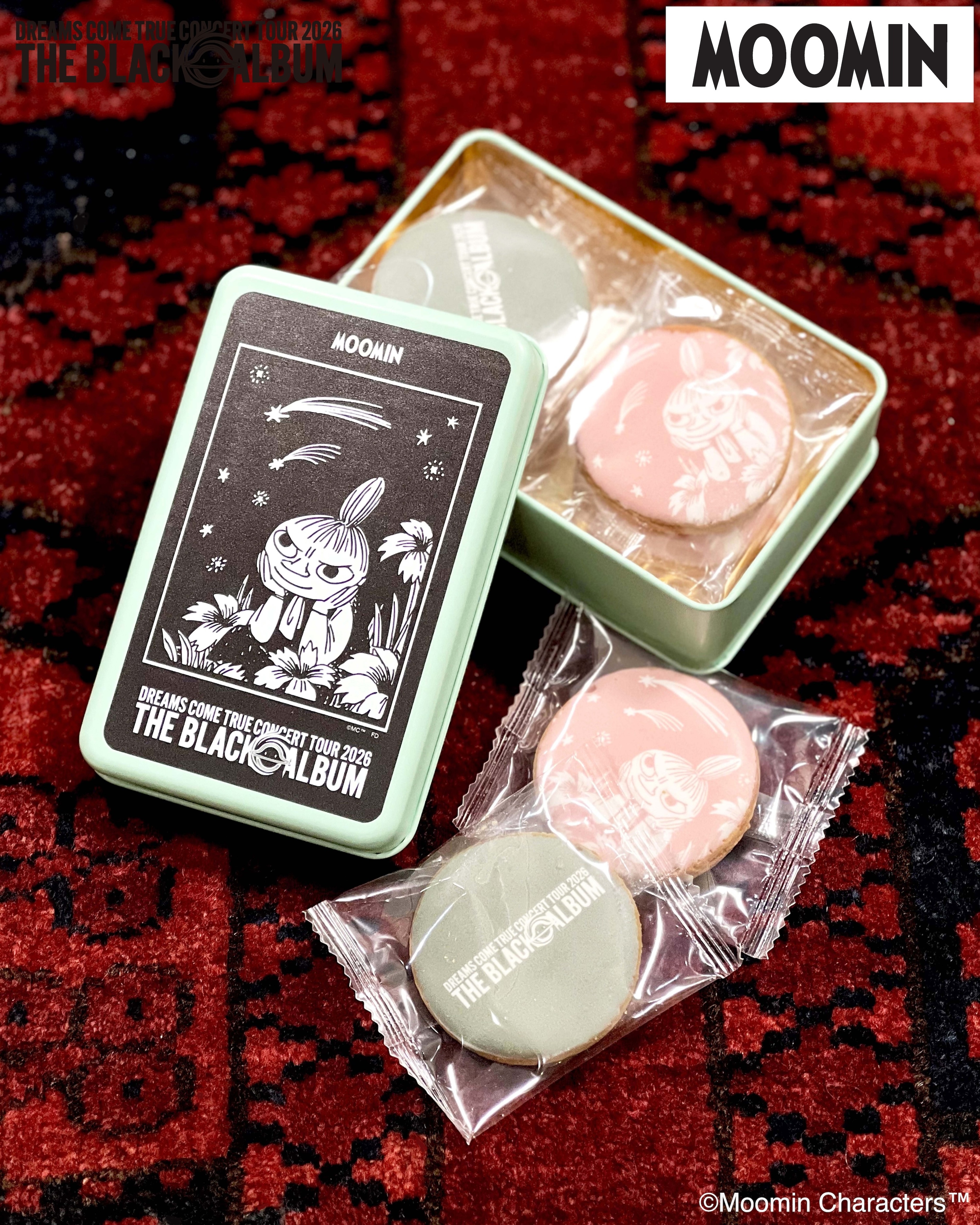 【MOOMIN Special Collaboration】ムーミン＆リトルミイ クッキー缶
